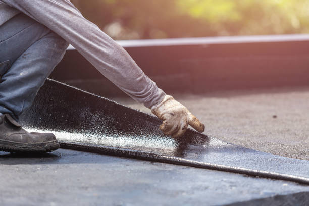 Professional Emergency Waterproofing technician working in Shelbyville, MI